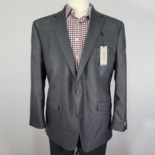 Kenneth Cole Reaction Men's Sport Coat Blazer Two Button Techni-Cole 46R