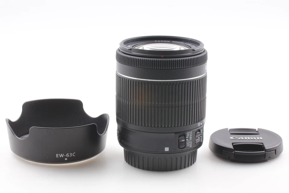 [Exc+5]  Canon Zoom Lens EFS 18-55mm F4-5.6 IS STM Lens From JAPAN - Image 2 of 4