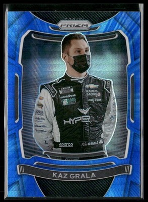 2021 Panini Prizm #29 Kaz Grala Blue Prizm
