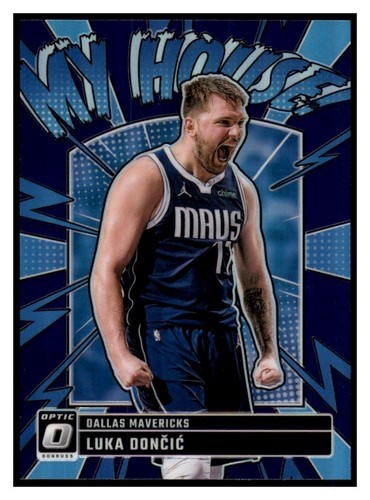 LUKA DONCIC 2024-25 PANINI OPTIC MY HOUSE PURPLE REFRACTOR