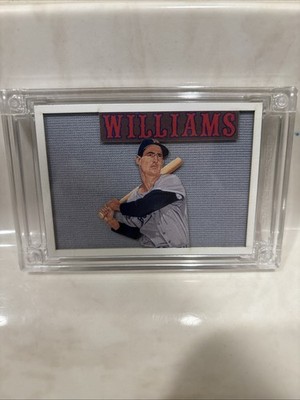 2024 Limited Edition Jersey Fusion Profusion Ted Williams PLAYER WORN SWATCH /50