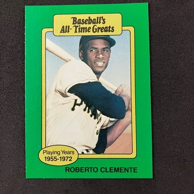 Roberto Clemente 1987 Hygrade Baseball's All Time Greats MLB Pittsburgh Pirates
