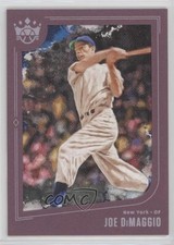 2019 Panini Diamond Kings Plum Framed Joe DiMaggio #19 HOF 0c6