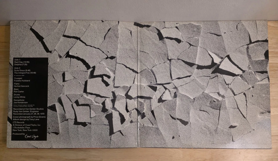 Freddie Hubbard – Red Clay Vinyl LP VG+ CTI 6001 Gatefold VTG - Image 4 of 4