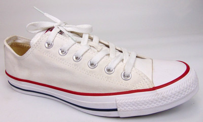 Converse Unisex-Adult Chuck Taylor All Star Ox White, Size Women 9.5 - Men's 7.5