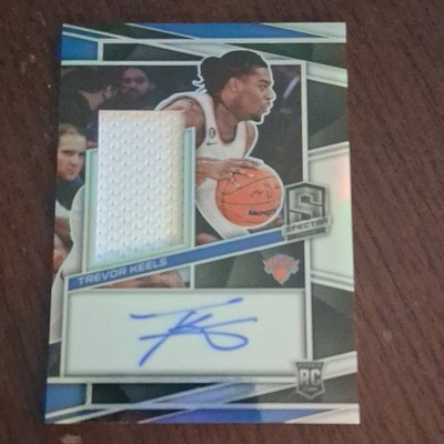 2022-23 Panini Spectra Trevor Keels RC Auto Jersey Knicks #233 Serial #/199