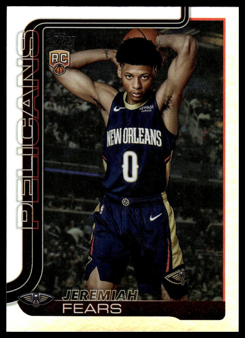2025-26 Topps #207 Jeremiah Fears Rainbow Foilboard