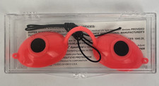 Super Sunnies UV Eye Protection Goggles for Tanning Red Light Therapy Orange