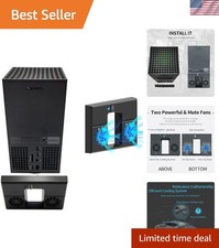 Console Cooling Fan Compatible for Xbox Series X USB External Cooler Turbo Te...