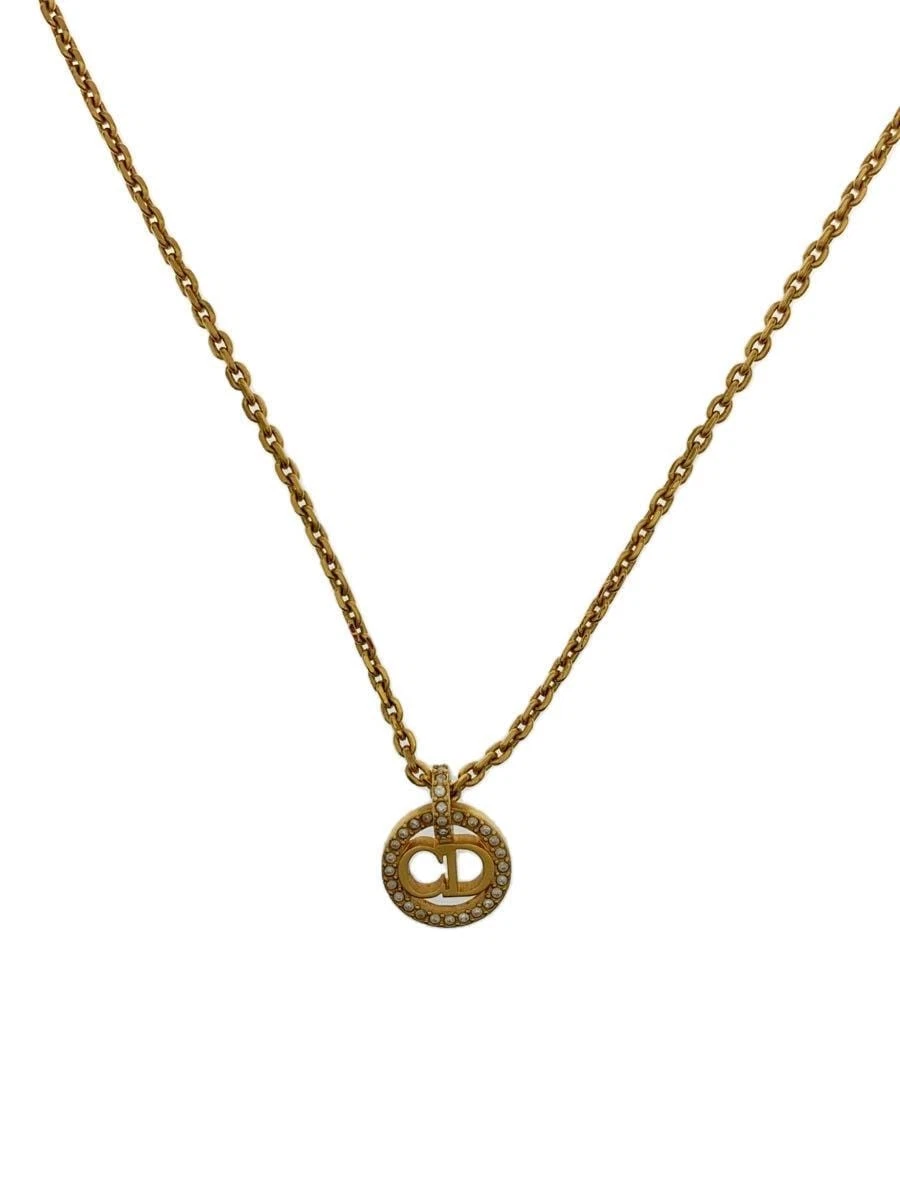 Collier Christian Dior haut doré femme N1709