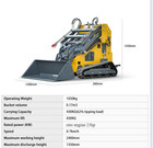 BID for  Mini Skid Steer Loader with 23hp RATO Engine Bucket self leveling in CA — photo 2