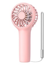 EasyAcc Mini Portable Fan Handheld, Lash 12H Max Small, 2000mAh Pink 605