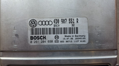 4D0907551R MOTORSTEUERGERÄT AUDI A6 C5 (4B) 1997-2005 2.8 BENZIN MOTORTYPE: ACK
