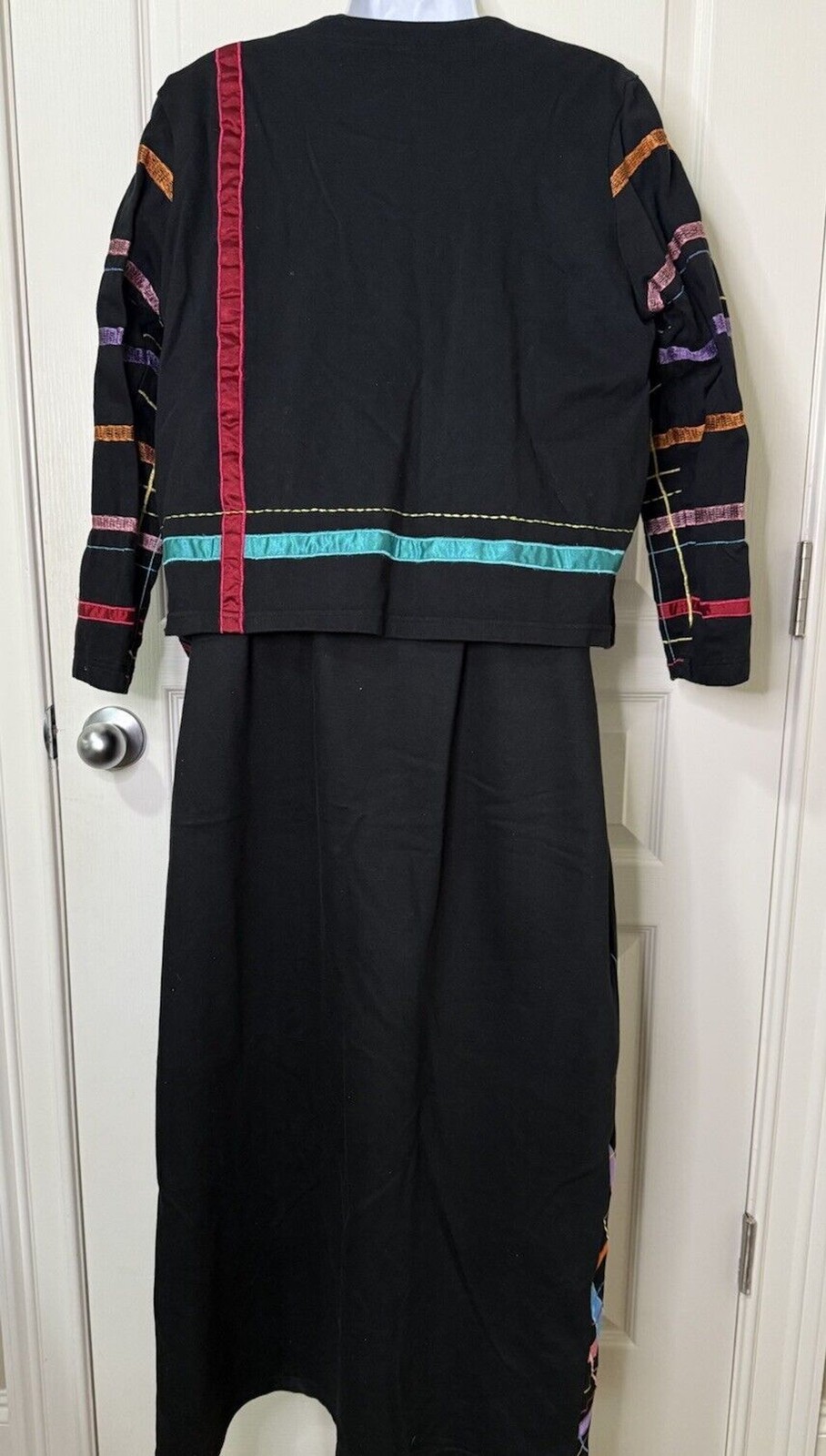 Michael Simon Lite Size M / L 2 Piece Dress & Cardigan Set Christmas ...