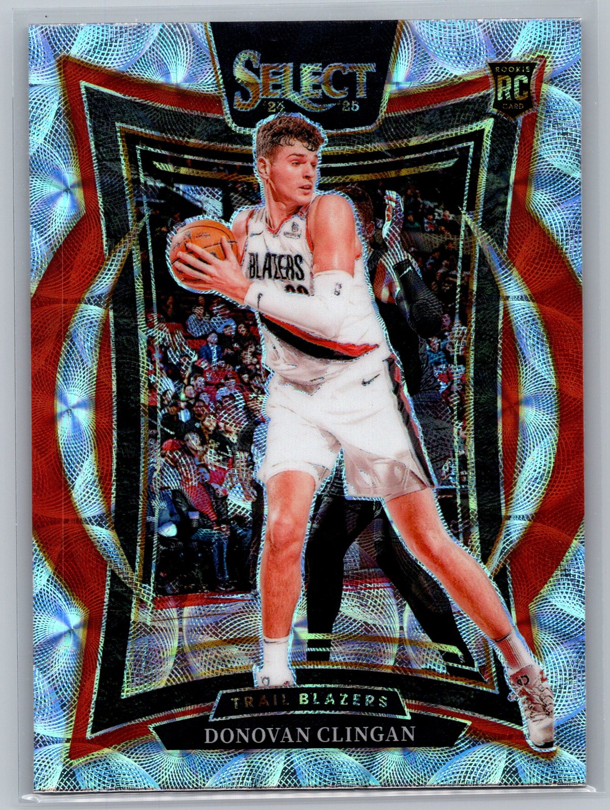 2024-25 Panini Select Donovan Clingan Scope Prizm #69 Portland Trail Blazers