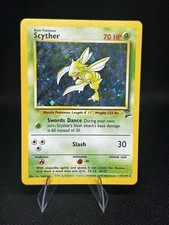 Pokemon TCG WOTC Scyther 17/130 Base Set 2 Holo Rare LP Wizards on eBay