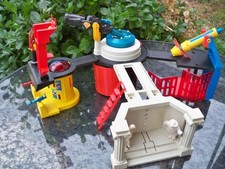 Rare BIONIC SIX Secret Headquarters 99%  COMPLETE LJN 1986 PLAYSET  BREAK 3 REPR