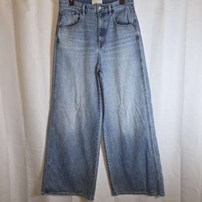 Free People We The Free Curvy Gia High Rise Wide Leg Jeans Womens Size 30