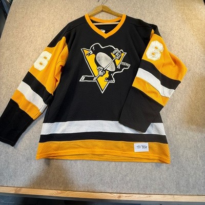Vintage Pittsburgh Penguins Mario Lemieux 66 Jersey Sport Maska Mens Large NHL