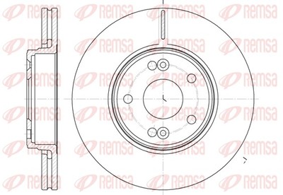 Remsa 6697.10 Brake Disc for Renault
