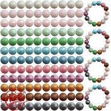 Richbunnys 120pc 15mm Silicone Beads, Bulk Rubber for Pens, Keychains, Bracelets
