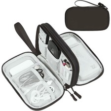 FYY Electronic Organizer, Travel Tech Pouch Bag, Cable Organizer Coffee