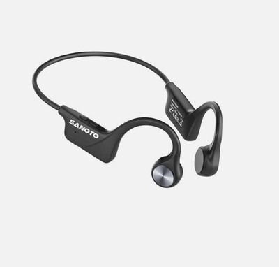SANOTO DG06 Knochenleitungs-Kopfhörer   Open Ear Bluetooth 5.3 Sport-Headset