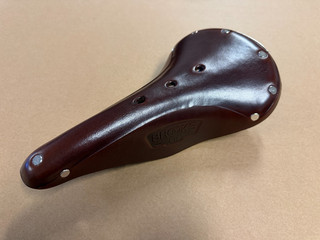 BROOKS ENGLAND B17 CHAMPION NARROW BROWN LEATHER BIKE SADDLE EXCELLENT PLUS