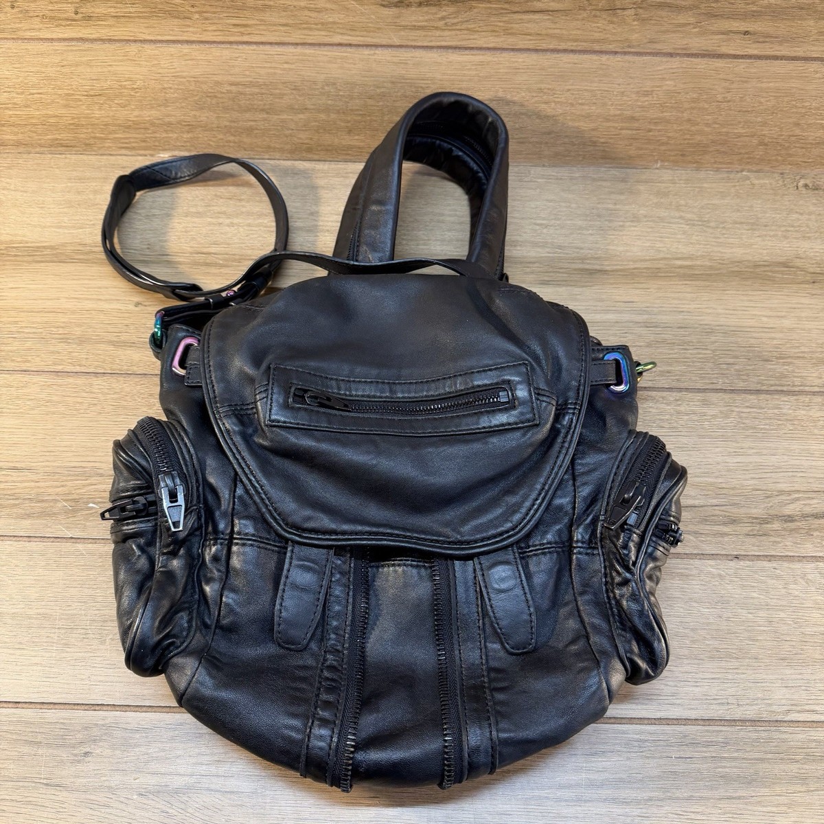 dietlebug mini backpack Amazon.com | Db the Petite Mini Vegan Leather Backpack Bag with Premium  Metal Zips and Detachable Shoulder Chain, Black Out