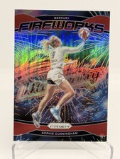 2024 PANINI PRIZM WNBA FIREWORKS RED PRIZM #9 SOPHIE CUNNINGHAM 14/99