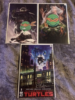 Teenage Mutant Ninja Turtles Last Ronin Signed w/ Remarks. 3 Comics. TMNT. Lost￼