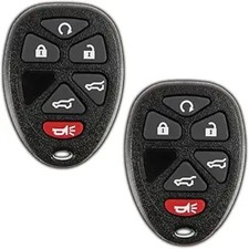 Keyless Entry Remote Control Car Key Fob Replacement for OUC602212-Pack Black