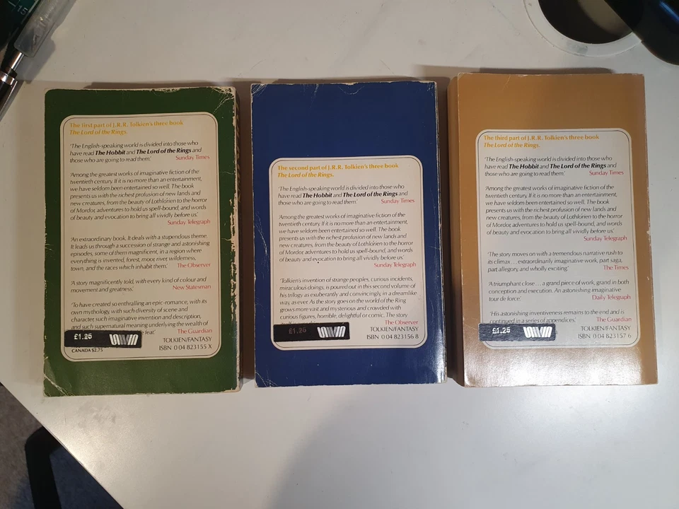 Lord Of The Rings Trilogy Set  Unwin  1979 Edition - Image 2 of 4