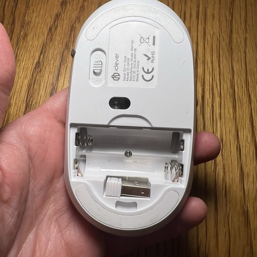 iClever GK08 Wireless Mouse White Gold - Afbeelding 4 van 6