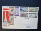 NEW ZEALAND - 1947 LIGHTHOUSE SET ON ILLUSTRATED 1st DAY COVER - FINE CONDITION