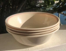 CORELLE VINTAGE ENGLISH BREAKFAST BOWLS Set of 4 Perfect 6 1/4" Diameter LOVELY