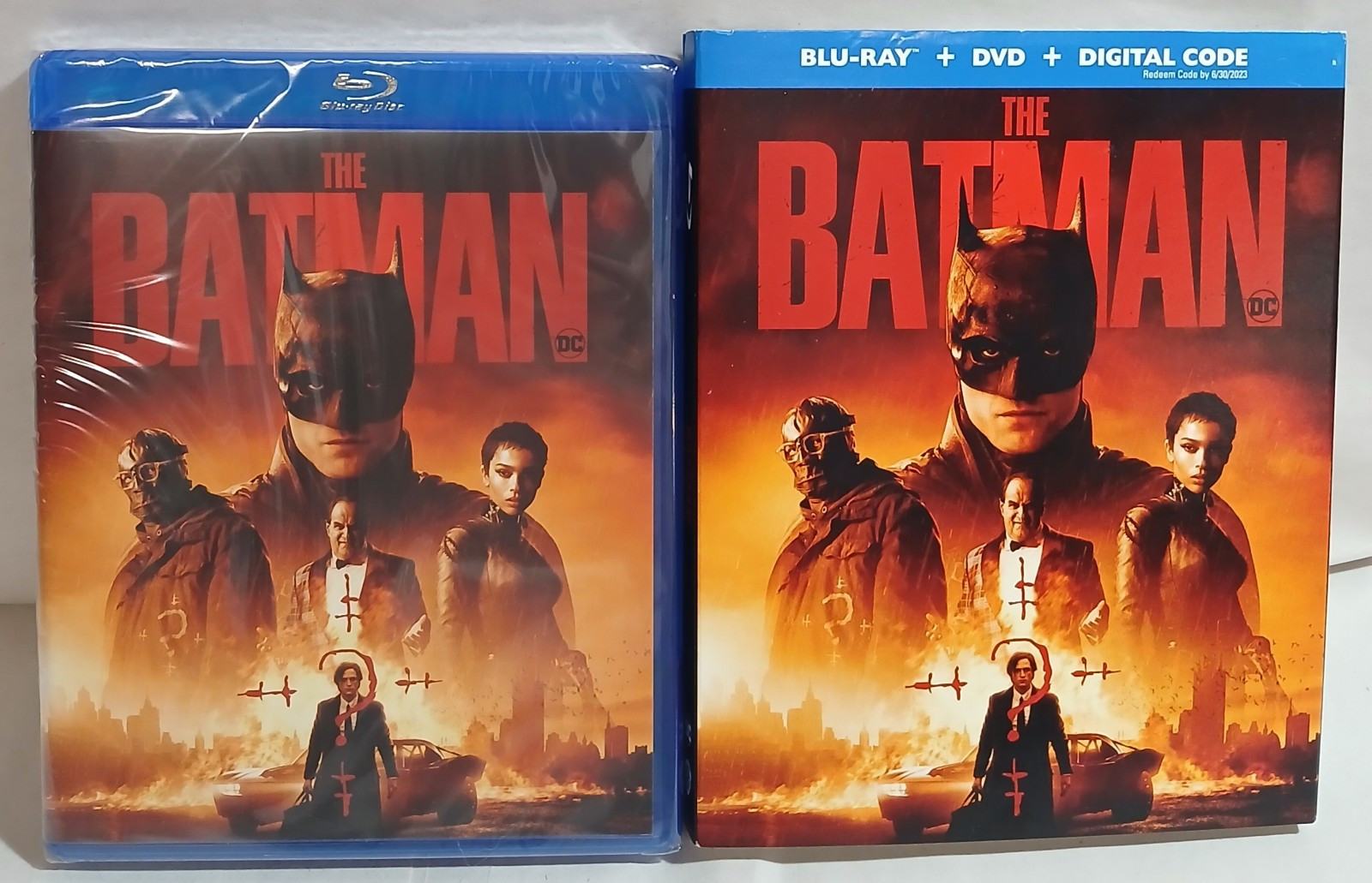 The BATMAN (BLU-RAY + DVD, 2022) w/ Slip Cover New Sealed