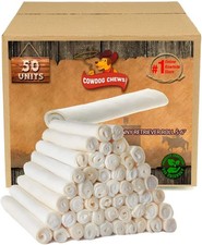 Cowdog Chews 5-6 Inches Rawhide Retriever Roll - Chewing 50 Count (Pack of 1) 