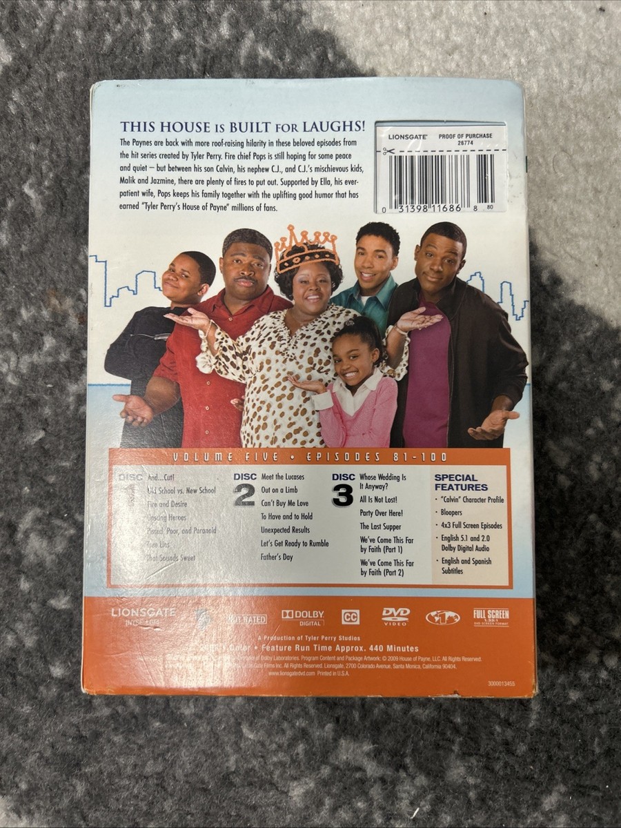 (未使用･未開封品)Tyler Perry's House of Payne 5 [DVD] Tyler Perrys House of Payne, Vol. 5 (DVD, 2010, 3-Disc Set) for