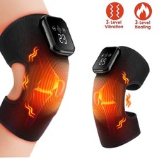 Electric Knee Massager for Pain Relief with 3 Vibration Modes, 3 Heating Levels