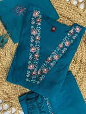 Stylish Bollywood Women Kurta Pant Dupatta Set  Indian Ethnic Pakistani Kurti