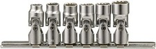 6 Piece 1/4" Drive SAE Universal Hand Socket Set (12-Point), CR-V One Size 