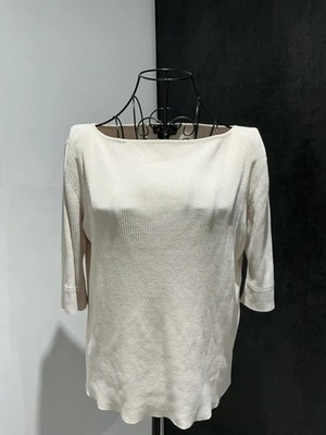 Lauren Ralph Lauren 3/4 Arm Seidenmischung Top - Gr. XL (B108)