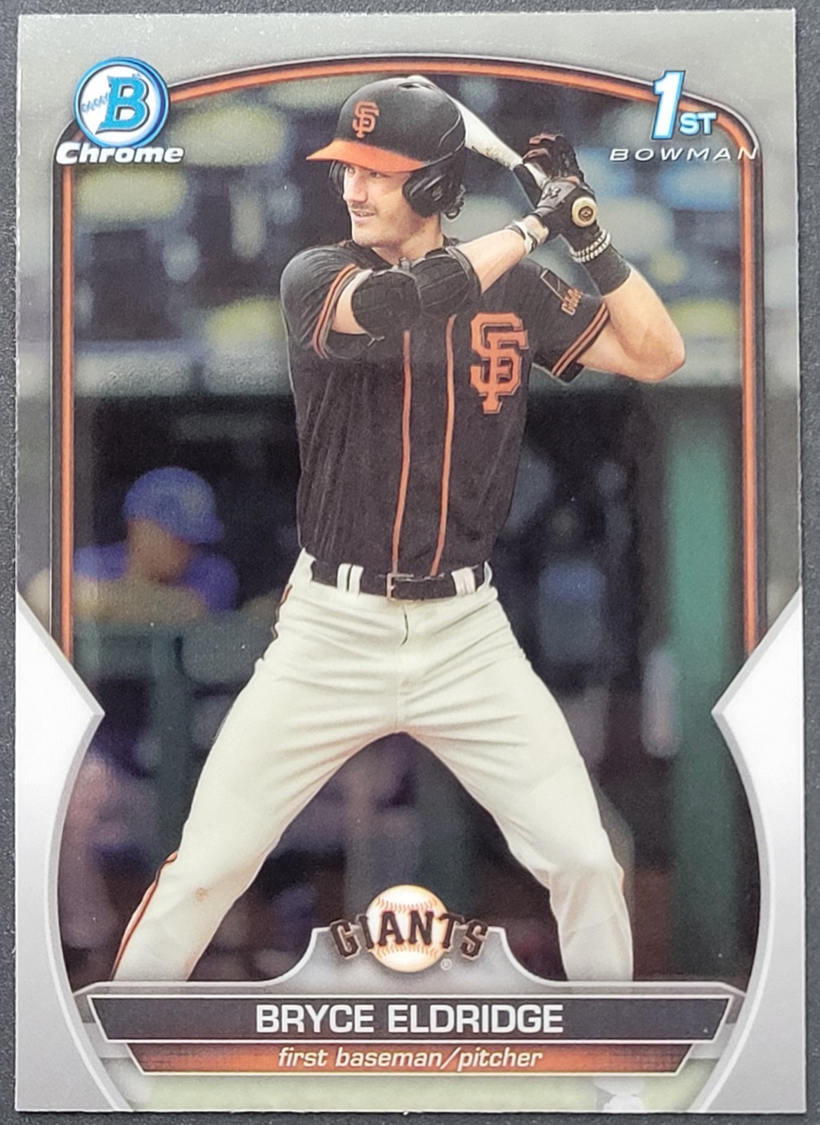2023 Bowman Draft Chrome Bryce Eldridge 1st Bowman BDC-107 Giants Prospect