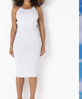 sachin and babi light blue dress Chic Curve Halter Sleeveless Bodycon Dress – 99 Rands main image 0