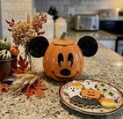 Disney Mickey Mouse Halloween Pumpkin Cookie Jar — photo 1