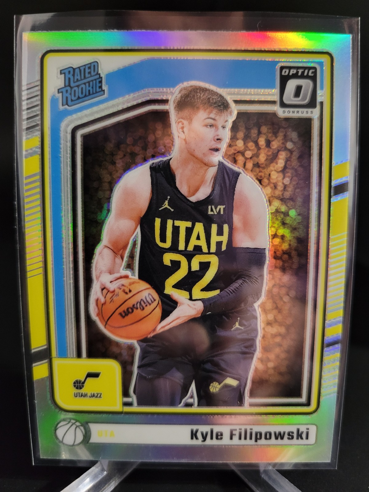 2024-25 Panini Optic- Rated Rookie Kyle Filipowski Silver Holo (RC) #300 Jazz