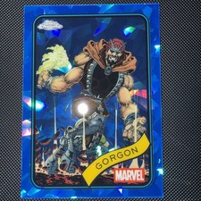 2025 Topps Chrome Sapphire Marvel Gorgon card #195