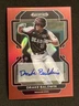 2022 Panini Prizm Draft Picks-Drake Baldwin Red Prizm Auto /50