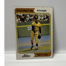 Topps 1974 Bill Greif Base Set #102 San Diego Padres MLB Baseball Card